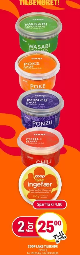 Chili - Wasabi, Poke, Ponzu, , Ingefær