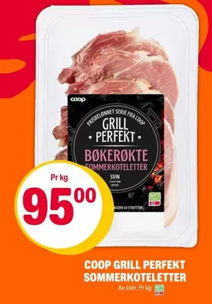 BØKERØKTE SOMMERKOTELETTER