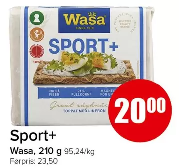 Wasa - Sport+