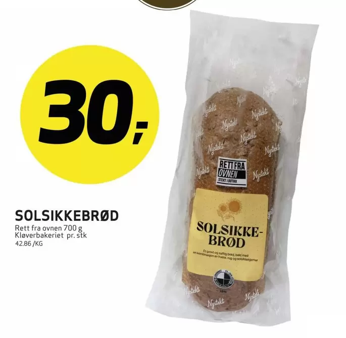 SOLSIKKEBRØD
