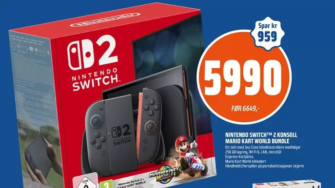 Nintendo - NINTENDO SWITCH 2 KONSOL MARIO KART WORLD BUNDLE