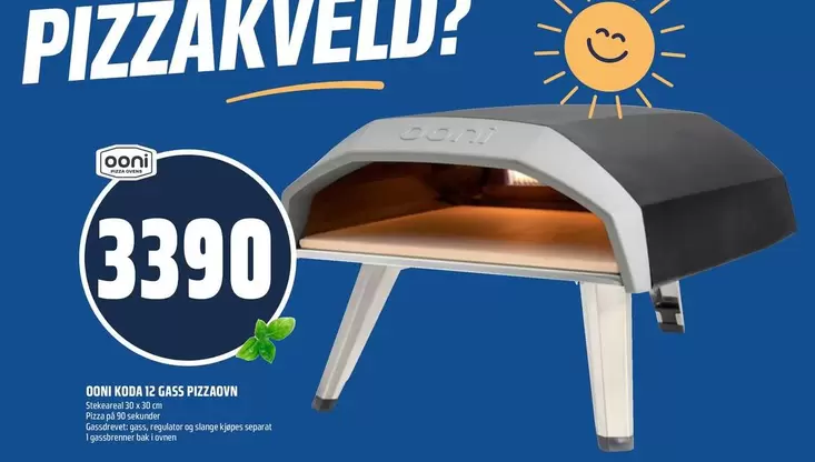 Koda 12 gas pizzauuni