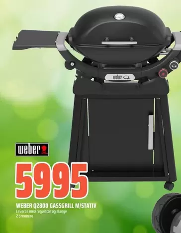 Weber - Q2000 GASSGRILL M/STATIV