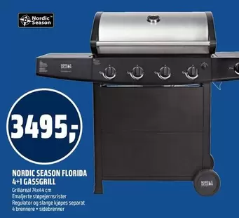 NORDIC SEASON FLORIDA 4+1 GASSGRILL