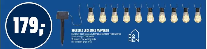 Lys - SOLCELLE LYSLANGE M/PRIMER