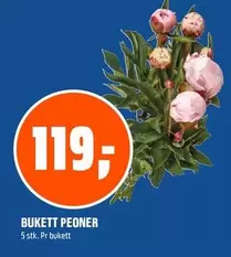 BUKETT PEONER