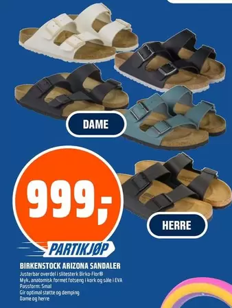 BIRKENSTOCK ARIZONA SANDALER