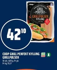 GRILL PERFEKT GRILLPØLSER KYLLING