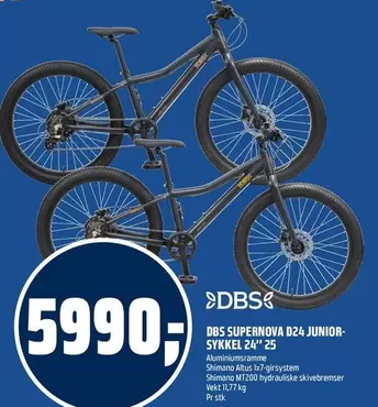 SUPERNOVA D24 JUNIOR-SYKKEL 24" 25