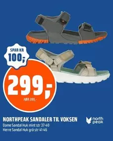 NORTHPEAK SANDALER TIL VOKSEN
