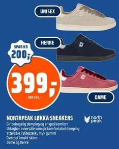 NORTHPEAK LØKKA SNEAKERS