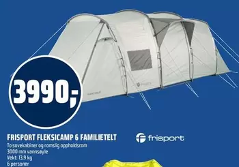 FLEKSICAMP 6 FAMILIETELT