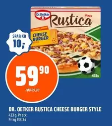 RUSTICA CHEESE BURGER STYLE PIZZA