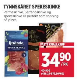 Spa - Tynnskåret spekeskinke
