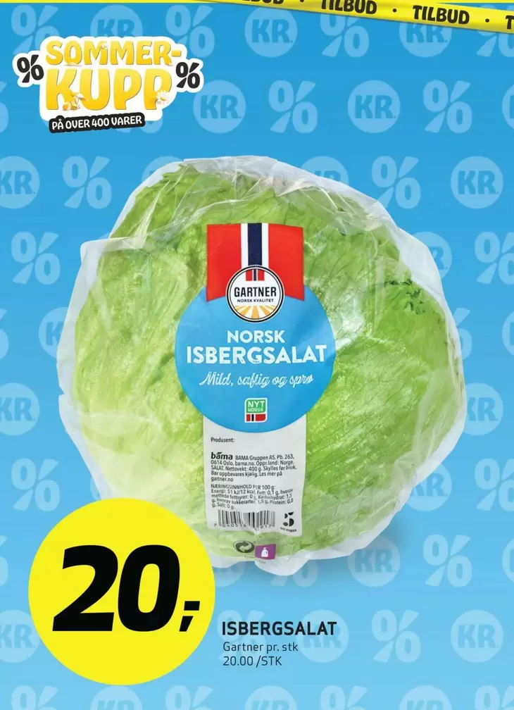 Over - ISBERGSSALAT