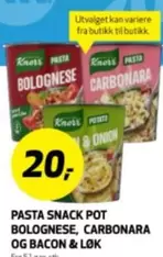 Bolognese - PASTA SNACK POT