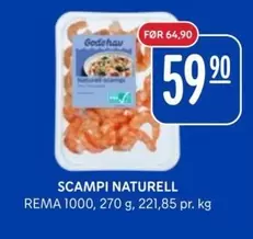 SCAMPI NATURELL