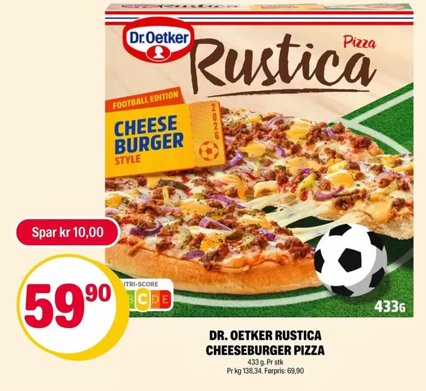 RUSTICA CHEESEBURGER STYLE PIZZA