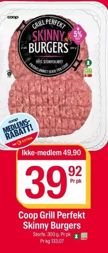 Extra - Grill Perfekt Skinny Burgers