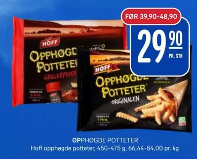 Opphøgde Poteter