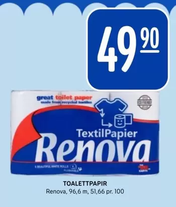 White - Toilet paper