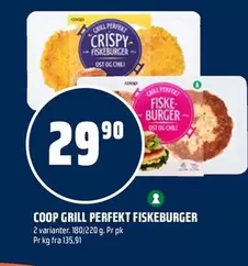 Ost - GRILL PERFEKT FISKEBURGER