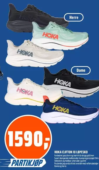Hoka - CLIFTON 10 LØPESKO