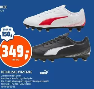 Puma - FOTBALLSKO VIT2 FG/AG