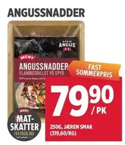 Mat - ANGUSSNADder FLAMMEGRIlLET PÅ SPYD