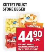 Fast - Kuttet Frukt Store Beger