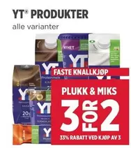 YT
PRODUKTER