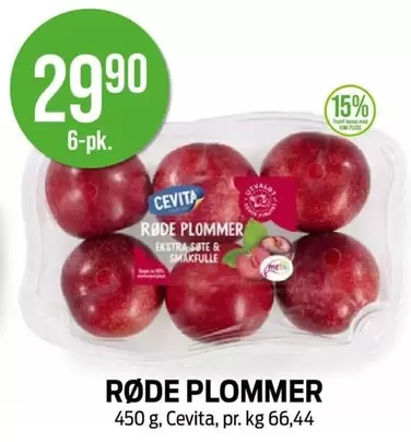 RØDE PLOMMER