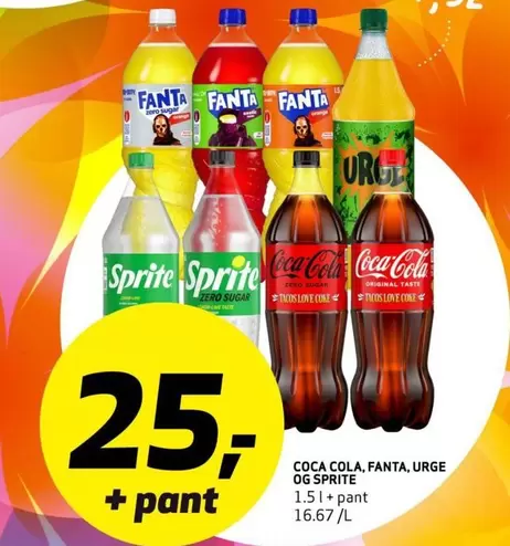 Coca Cola - , Fanta, Urge, Sprite