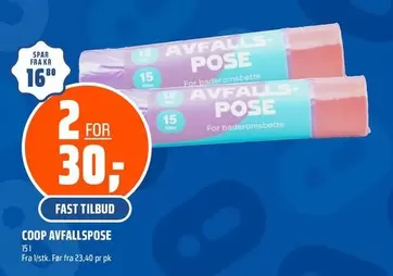 Fast - AVFALLSPOSE 15 L