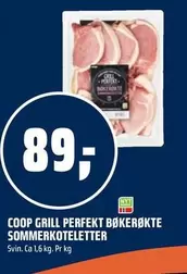 COOP GRILL PERFEKT BØKERØKTE SOMMERKOTELETTER