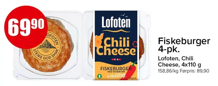 Chili - Fiskeburger