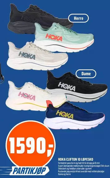 Hoka - CLIFTON 10 LØBESKO