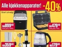 Alle kjøkkenapparater!