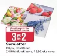 Fast - Servietter
