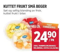 Fast - KUTTET FRUKT SMÅ BEGER