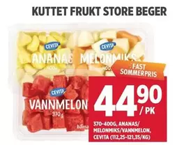 Fast - KUTTET FRUKT STORE BEGER