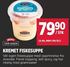 Kremet Fiskesuppe