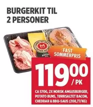 Fast - BURGERKIT TIL 2 PERSONER