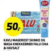 Wasa - MAGEROST SKINKE OG KNEKKEBRØD FALU CHIA & HAVSSALT