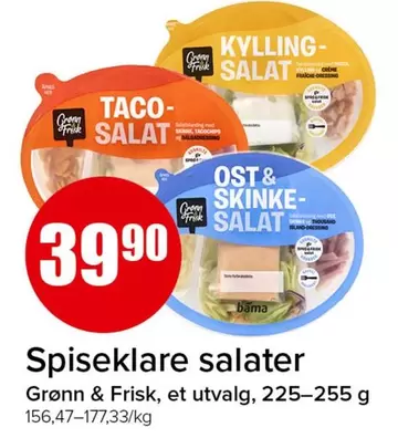 Taco - Spiseklar salater