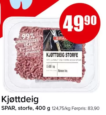 Spa - Kjøttdeig storfe