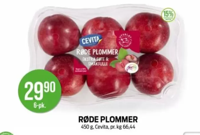 RØDE PLOMMER