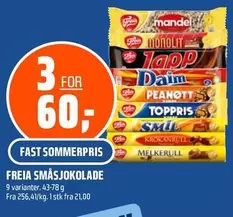 Fast - FREIA SMÅSJOKOLADE