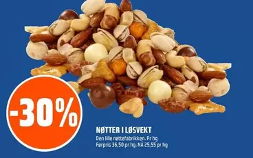 NØTTER I LØSVEKT