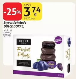 Slyvos šokolade